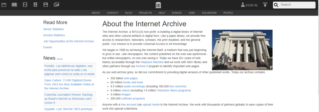 archive.org - estrategias de link building